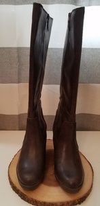 NWT Dr. Scholl's Bellamy Brown Boot Wide Calf